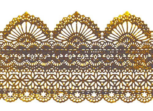 Кружево из айсинга №5 "Золото"