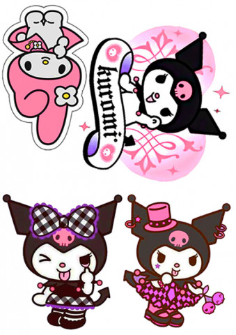 Вафельная картинка для топперов и пряников Коруми топ