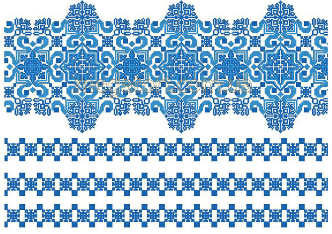 Вафельная картинка "Вышивка №46"