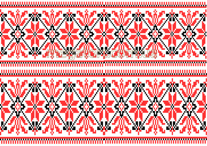 Вафельная картинка "Вышивка №53"