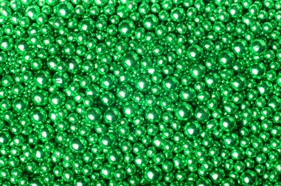 Кульки металік зелені мікс 50г