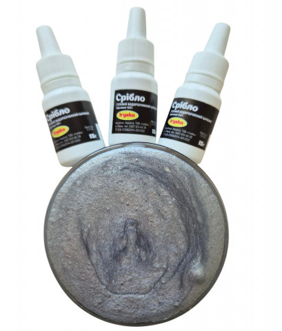 Гелевий барвник Iryska "Срібло" 15г