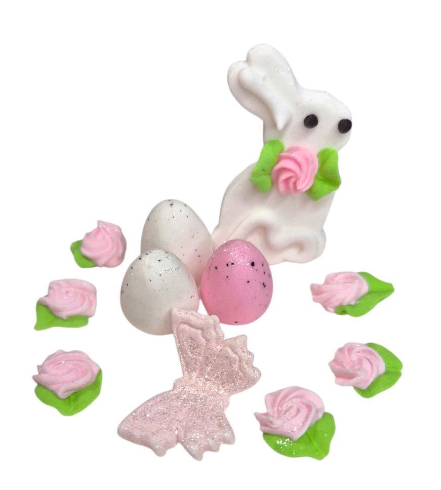 Цукрова прикраса "Зайчик та яйця"