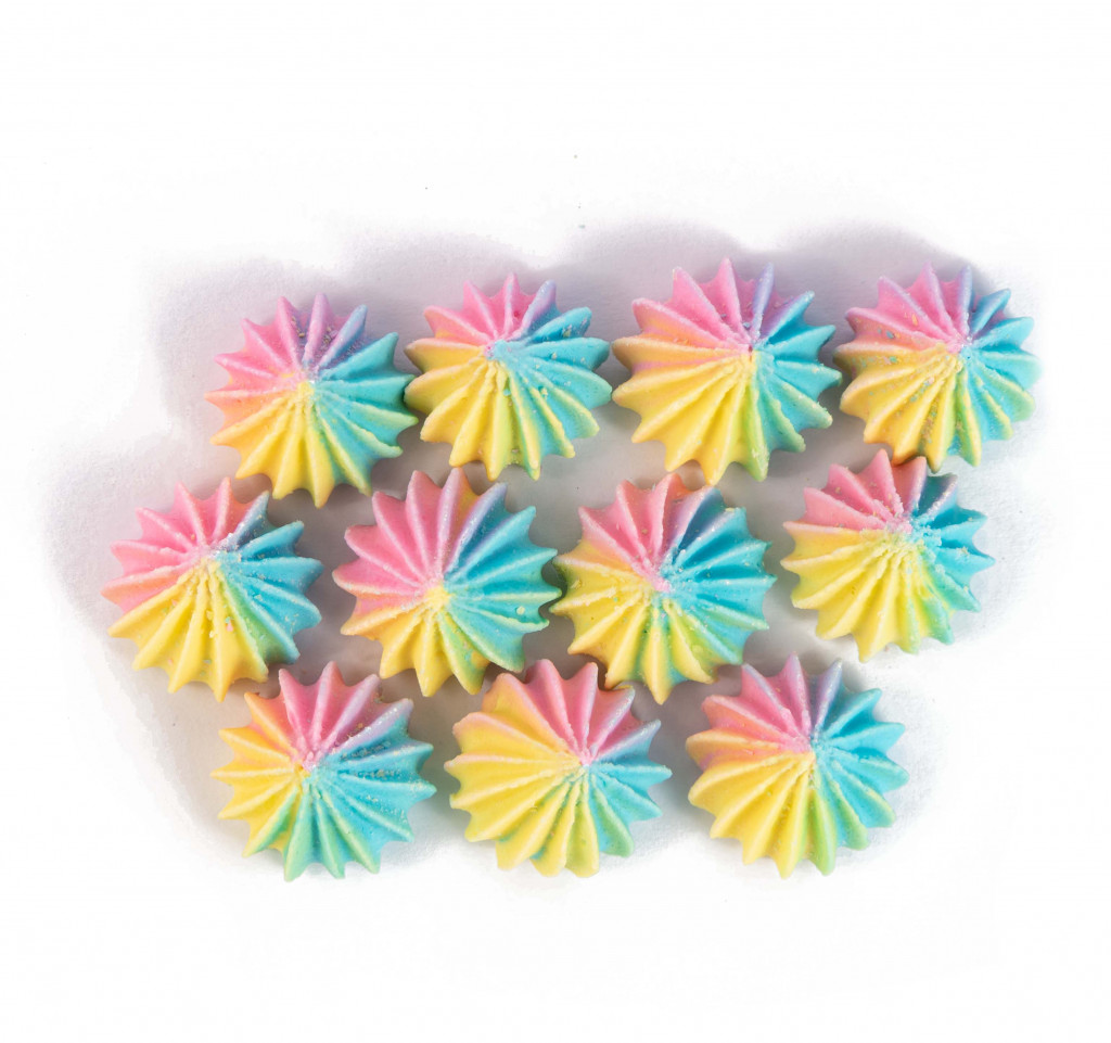 Безе мини сахарные Радуга (11шт)