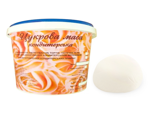 Мастика кондитерская Кодекор белая (универсальная) 0,5кг