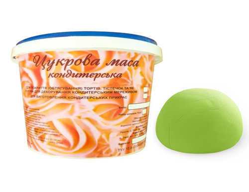 Мастика кондитерская Кодекор салатовая (универсальная) 0,5кг