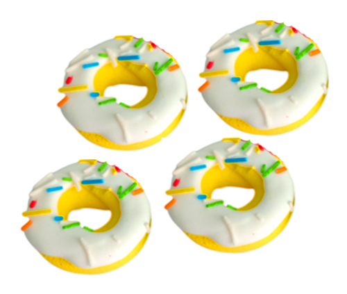 Набор безе "Пончики мини" желтые 4см