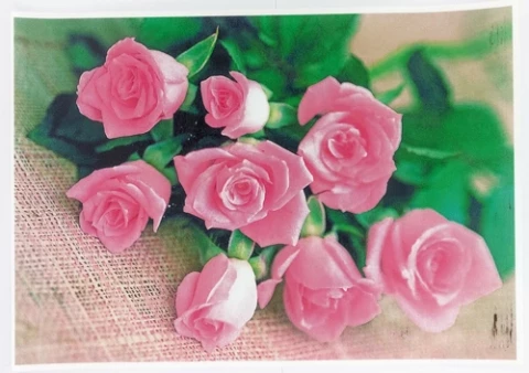 Вафельна картинка троянди