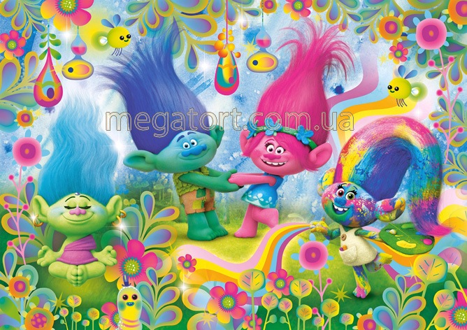 Вафельная картинка "Тролли №17"