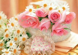 Вафельная картинка "Цветы №39"