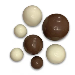 Шоколадные сферы Бело-коричневые (7шт)