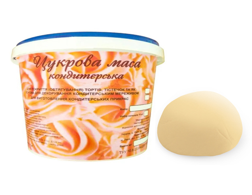 Мастика кондитерская Кодекор бежевая (универсальная) 0,5кг