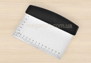 Шпатель кондитерський широкий (метал)