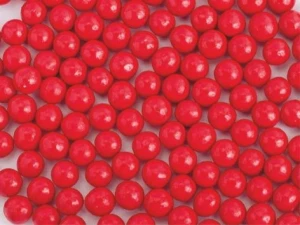 Кульки глянсові "Червоні" 5мм (20г)