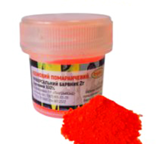 Сухой краситель Ириска Неоновый оранжевый 2г