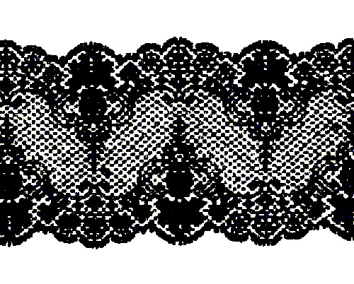 Кружево из айсинга №3 "Черное"