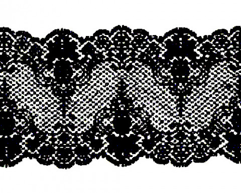 Кружево из айсинга №3 "Черное"