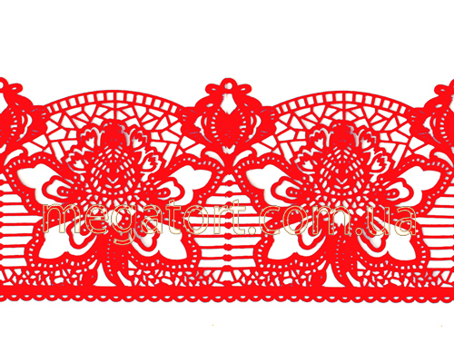 Мереживо з айсингу №16 "Червоне"