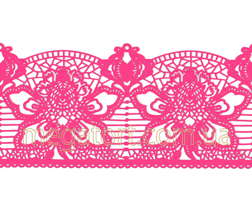 Кружево из айсинга №16 "Вишня"