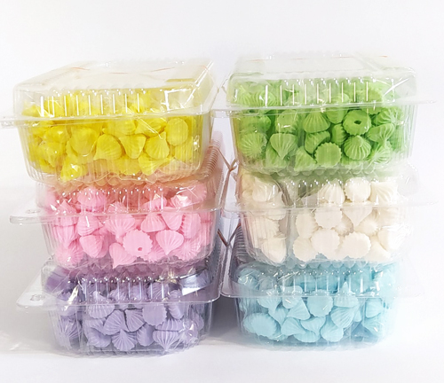 Безе микро сахарные РОЗОВЫЕ 15шт