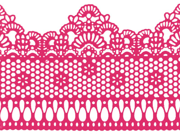 Кружево из айсинга №8 "Вишня"