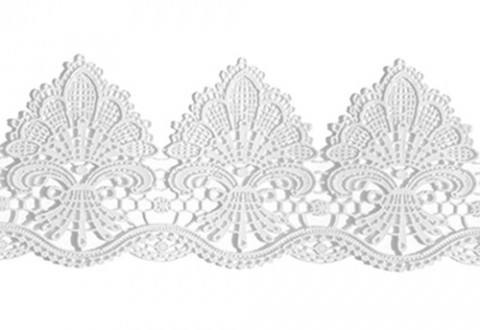 Кружево из айсинга №24 "Белое"