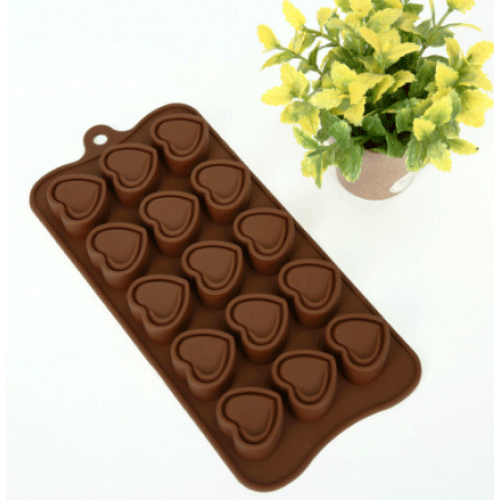 Силиконовая форма "Сердечки"