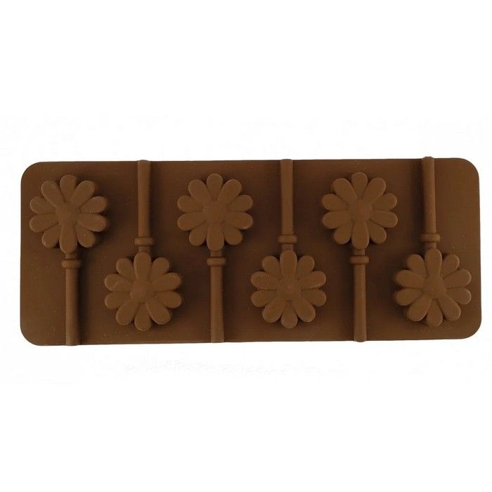 Силіконова форма для льодяників Ромашки