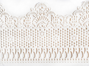 Кружево из айсинга №8 "Белое"