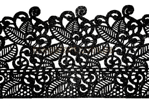 Мереживо з айсингу №17 "Чорне"