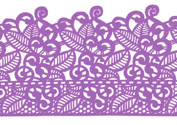 Мереживо з айсингу №17 Лаванда