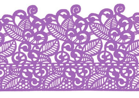 Мереживо з айсингу №17 Лаванда