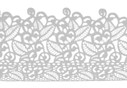 Кружево из айсинга №17 "Белое"