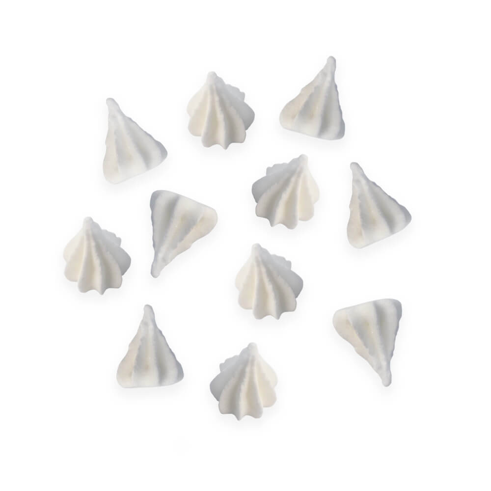 Безе микро сахарные белые 25шт