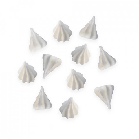 Безе микро сахарные белые 25шт