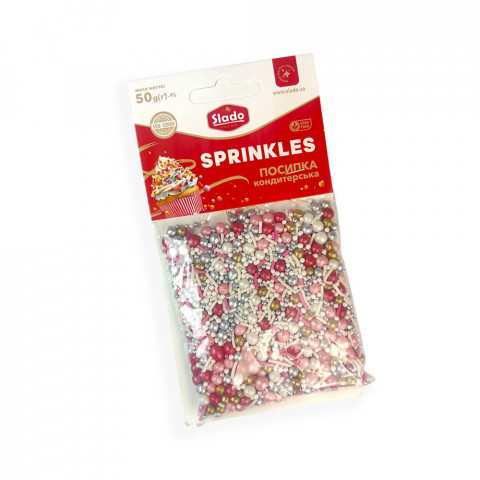 Посыпка коктейль “Розовый взрыв” 50г