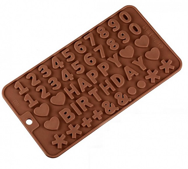 Силиконовая форма "Happy Birthday"