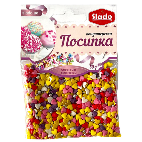 Посыпка фигурная микс “Амурчики” 50г