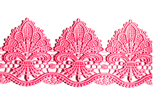 Кружево из айсинга №24 "Розовое"