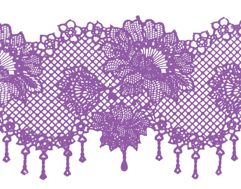 Кружево из айсинга №23 "Лаванда"
