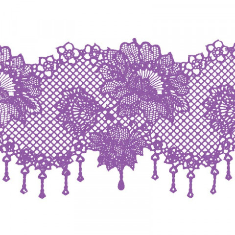 Кружево из айсинга №23 "Лаванда"