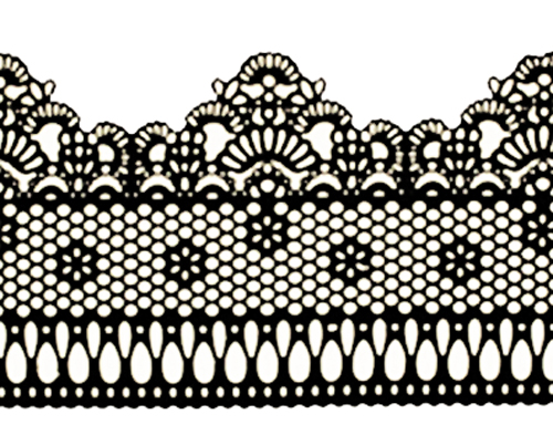 Кружево из айсинга №8 "Черное"