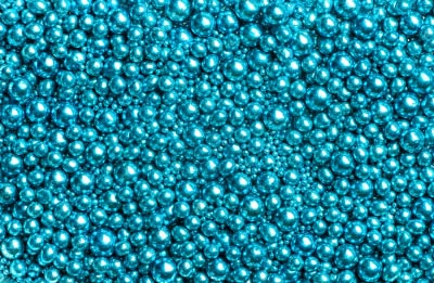 Кульки металік блакитні мікс 50г