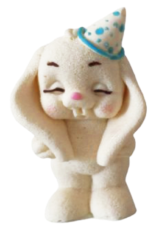 Шоколадная фигурка Зайчик голубой колпачок (Iryska)