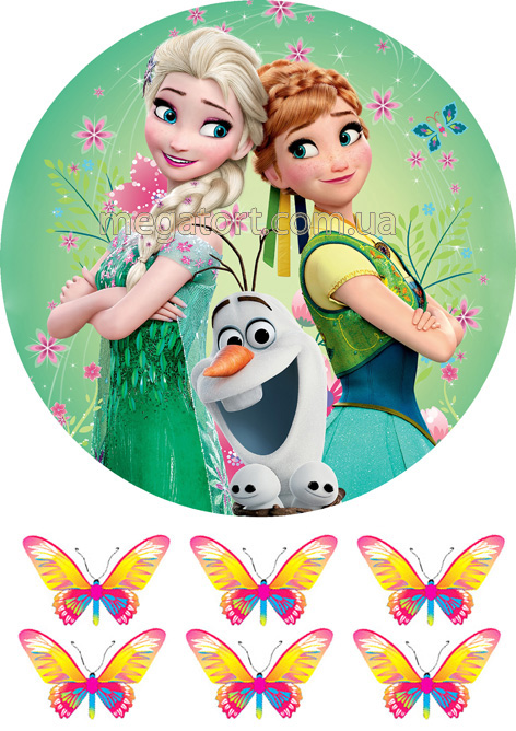 Вафельная картинка "Холодное сердце №32"