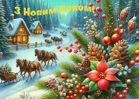 Вафельна картинка "Новий Рік №22"