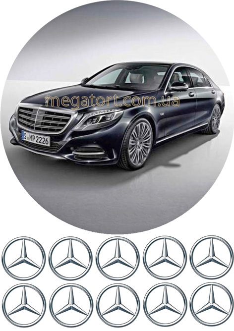 Вафельная картинка "Машина №77"