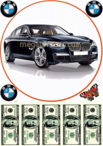 Вафельная картинка "Машина №84"