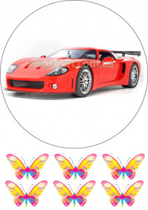 Вафельная картинка "Машина №88"