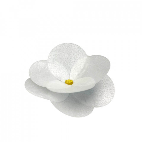 Вафельный цветок Камелия белая